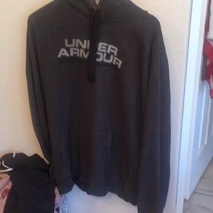 Are you black and gray under armor hoodie